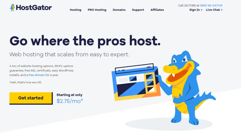 hostgator web hosting review