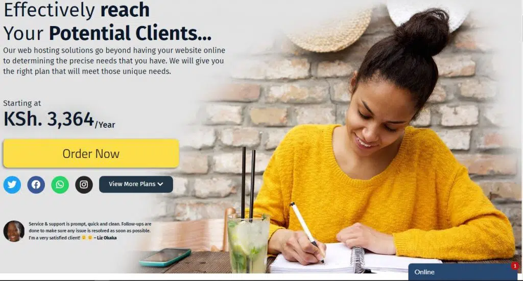 deepAfrica webhosting
